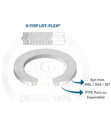9110P – Junta espiral inox/PTFE