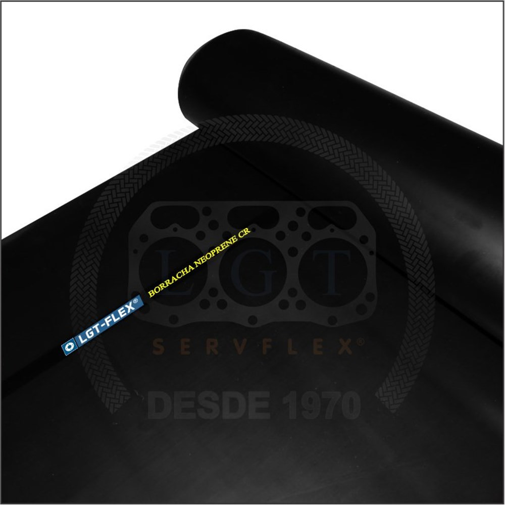 Lençol de Borracha CR – Neoprene - Juntas LGT Loja Oficial | Produto Original