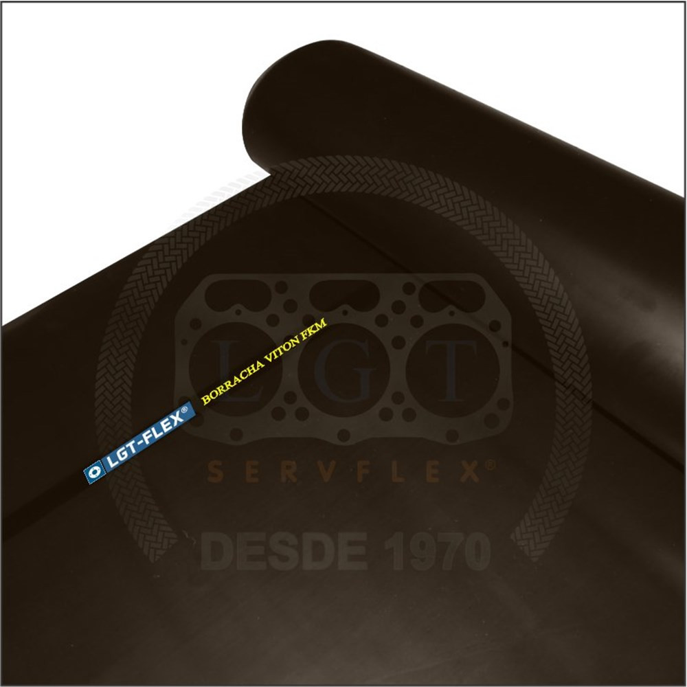 Lençol de Borracha FKM – Viton - Juntas LGT Loja Oficial | Produto Original