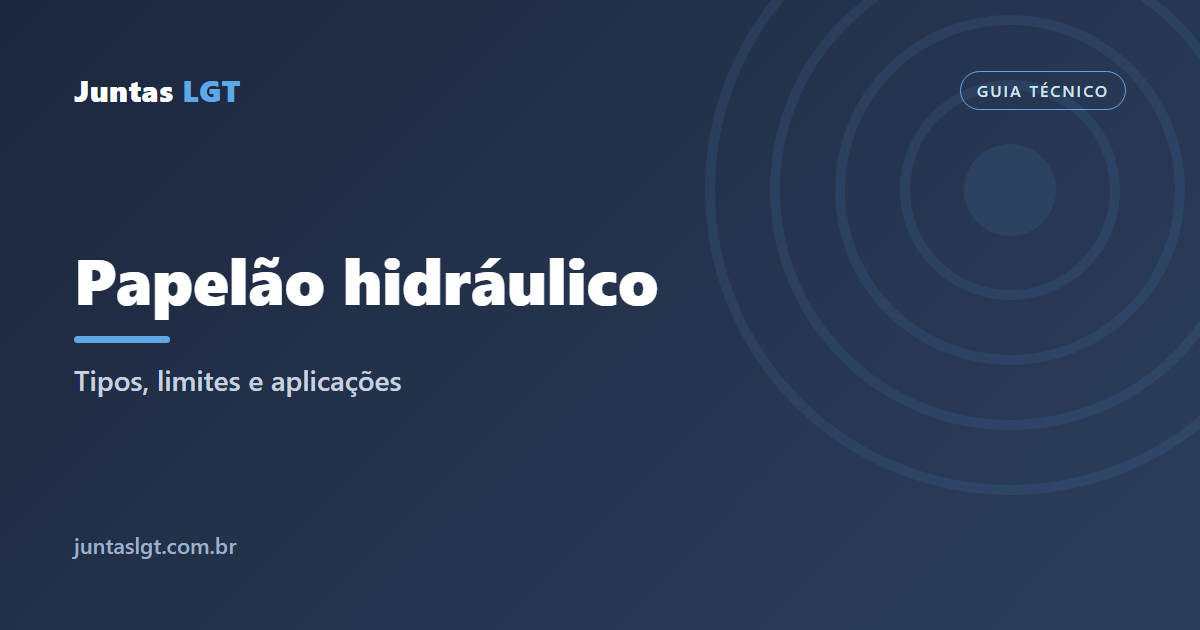 Papelão hidráulico: tipos, limites e aplicações